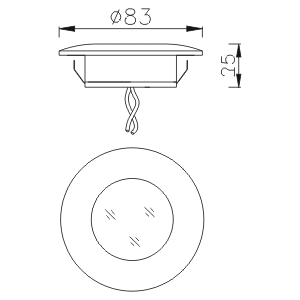 316 Stainless Steel Ceiling Light